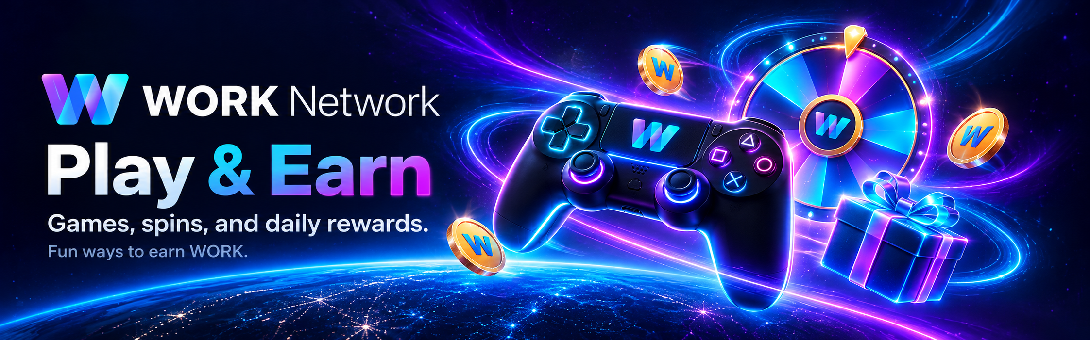 Games website banner