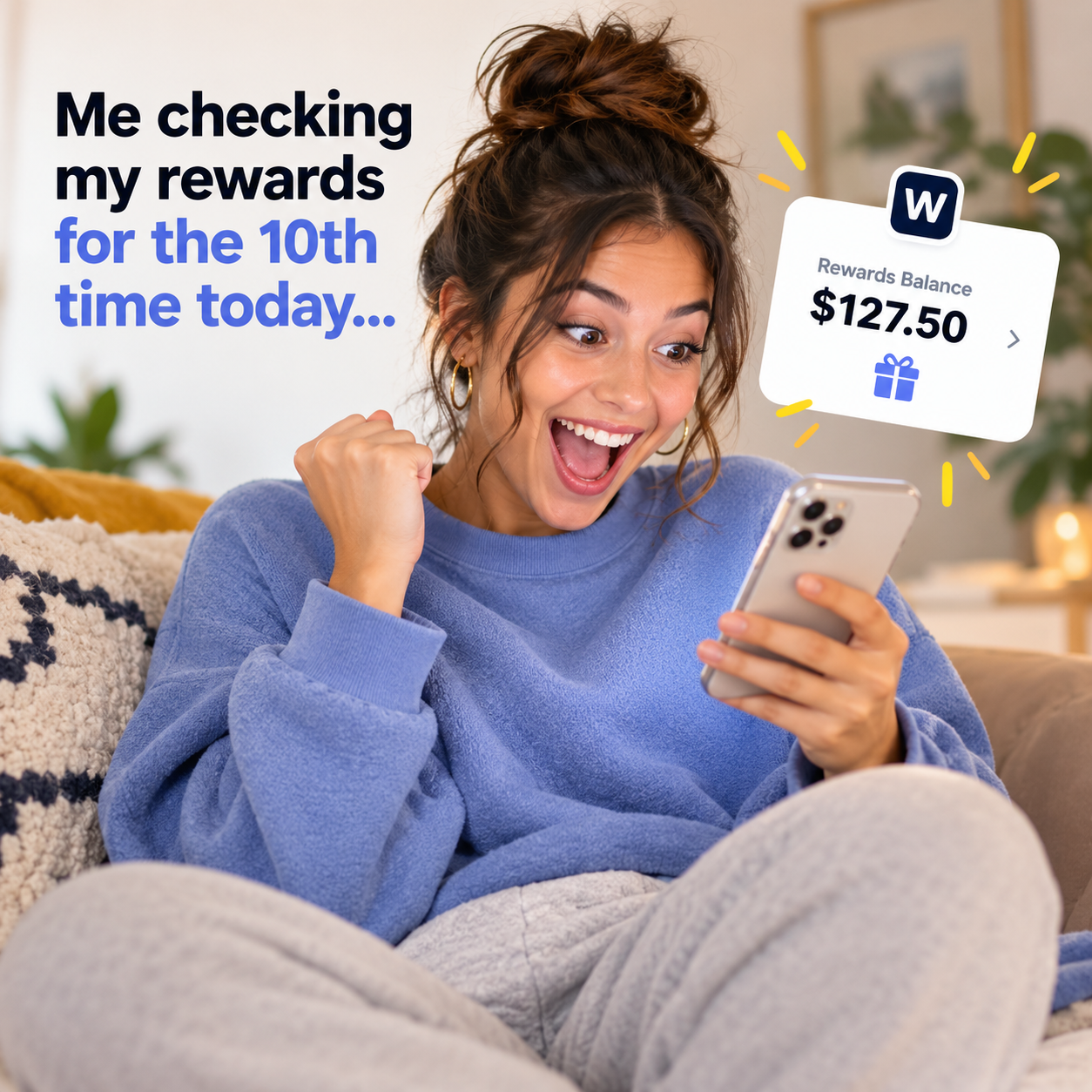 Checking rewards meme
