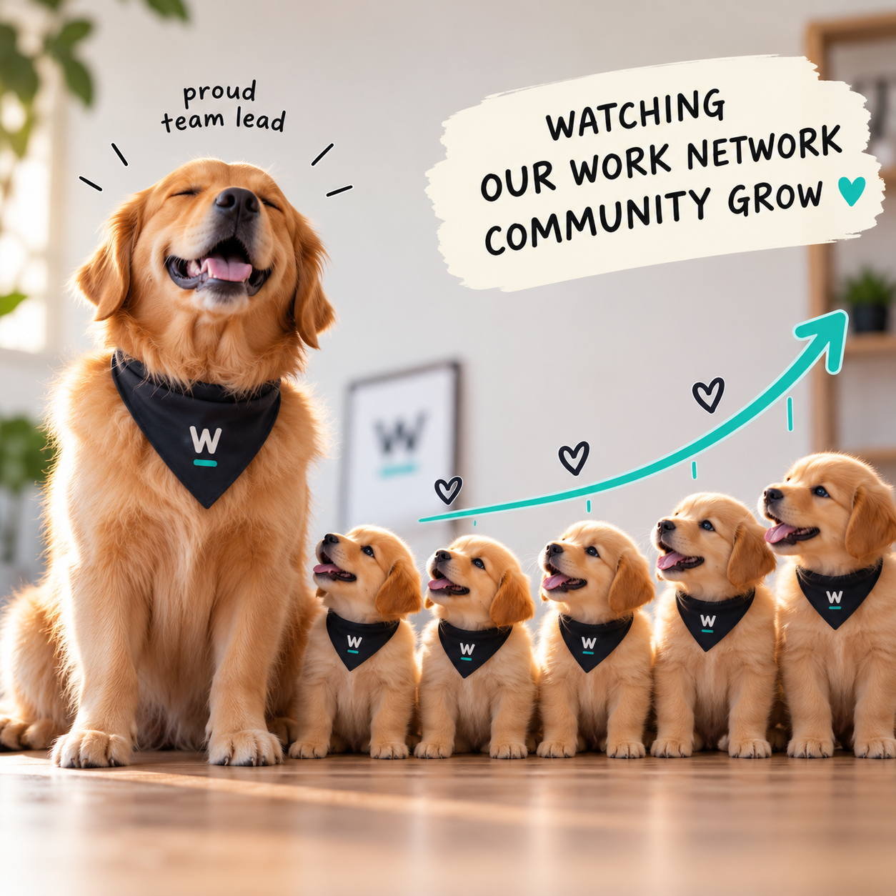 Referral team growing meme