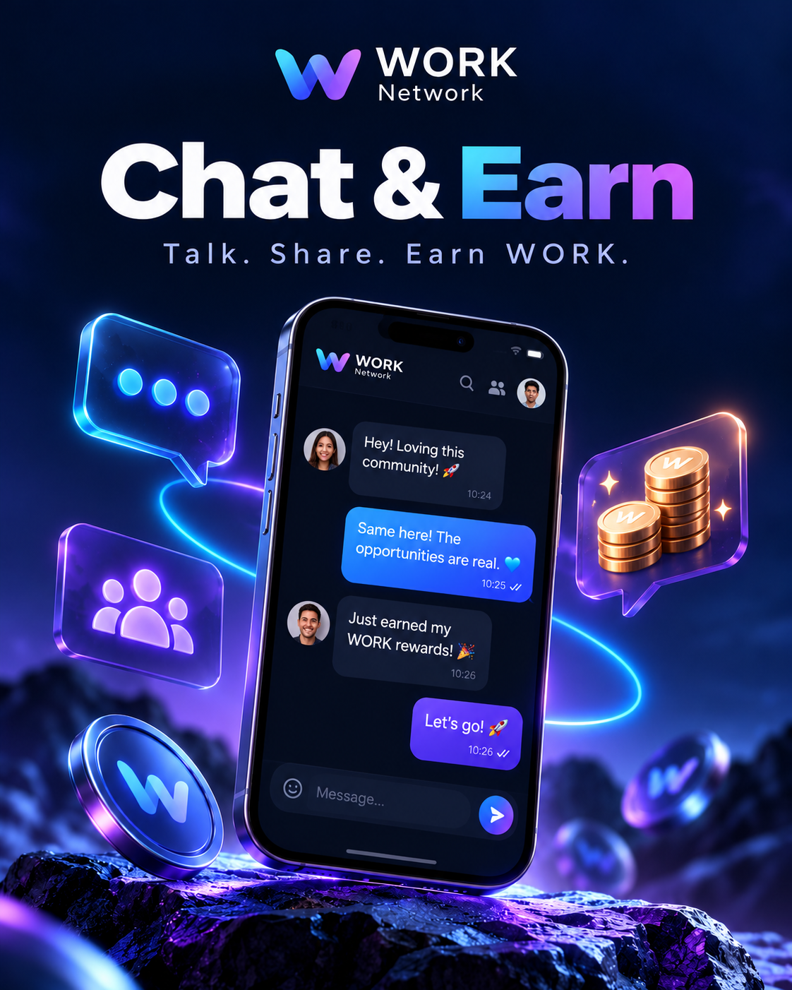 Chat and Earn post